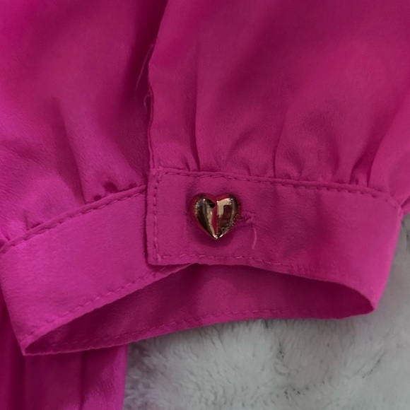 Baker by Ted Baker Girls Pink Flowy Top Size 6 - Picture 8 of 8